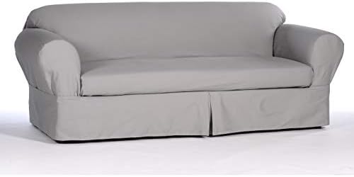 Classic Slipcovers Two Piece Sofa Slipcover Yellow
