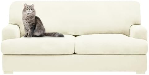 Molasofa 3 Piece T Cushion Loveseat Slipcover Set