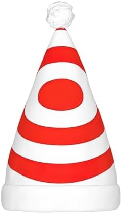 Design Target Print Christmas Hat with LED Lights