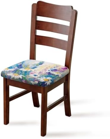 Premium Stretchable Dining Chair Seat Covers 6 Pack