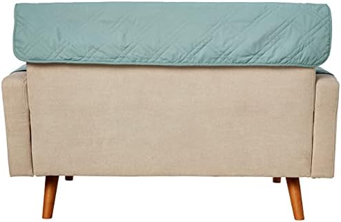 SureFit Microfiber Loveseat Throw Cover Sea Glass 100 Polyester