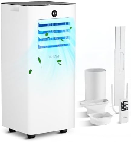 JINJUNYE 10000 BTU Portable AC 3 In 1 Cooling Dry Fan