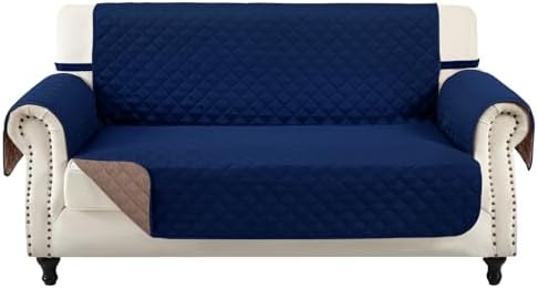 Reversible Loveseat Covers for 2 Cushion Couch Pet Friendly