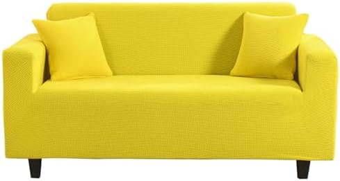 Stretch Sofa Slipcover 35-55 Inch Pet Friendly Yellow