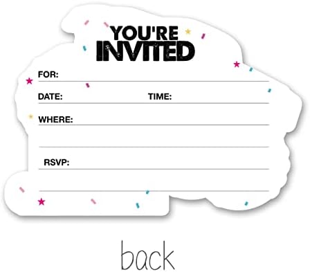 Monster Truck Birthday Invitations for Boys with Envelopes