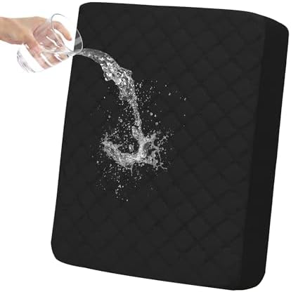 Easy-Going Waterproof Chair Cushion Cover Black
