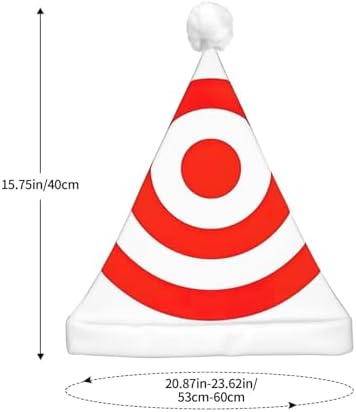 Design Target Print Christmas Hat with LED Lights