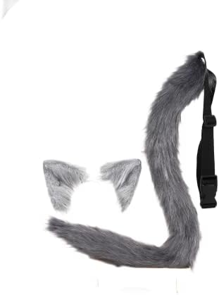 Two Yuan Handmade Plush Cat Ears Cosplay Set for Halloween and Parties