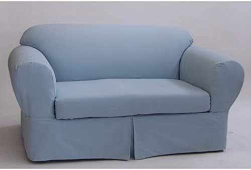 Classic Slipcovers Two Piece Sofa Slipcover Yellow
