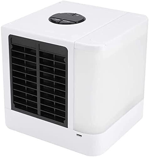 Cooler Ice Air Conditioner Portable USB Fan with LED Light