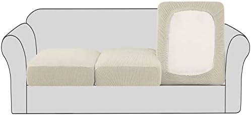 HVERSAILTEX High Stretch Seat Cushion Covers 3 Pack