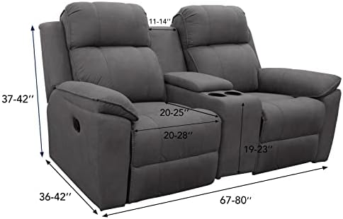 Easy-Going Stretch Recliner Loveseat Cover