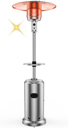 KIMORE Umbrella Heater Light 48000 BTU Freestanding Heater with Wheels 1