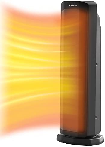 Pelonis 1500W Tower Space Heater Bundle with Portable 900W Heater 1