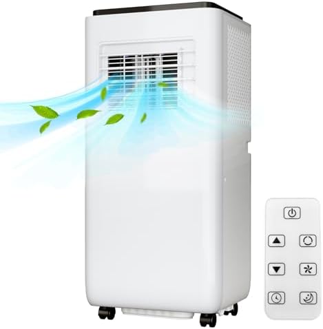 1Pcs Abs 10000BTU Portable Air Conditioner 2024 White One Size