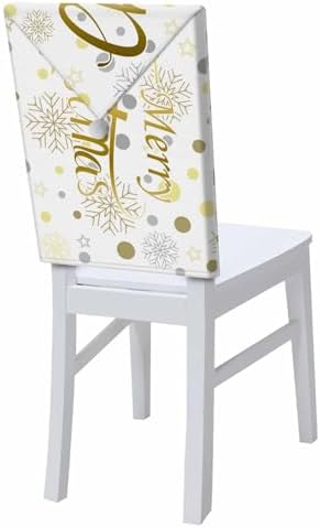 Christmas Dining Chair Back Covers Set of 4 1
