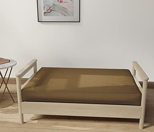Lane Linen Futon Cover Full Size 100 Cotton Zippered Taupe
