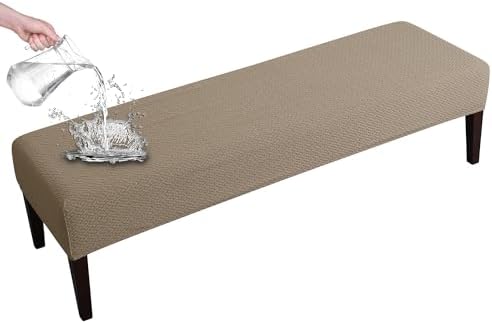 FORCHEER Waterproof Dining Bench Cover with Elastic Stretch