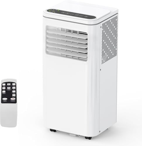 MilleLoom Portable AC 10000 BTU 450 Sq Ft with Dehumidifier Timer Remote