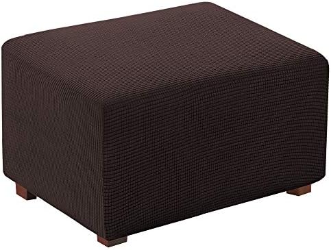 Flamingo P Stretch Ottoman Cover Soft Rectangle with Elastic Bottom