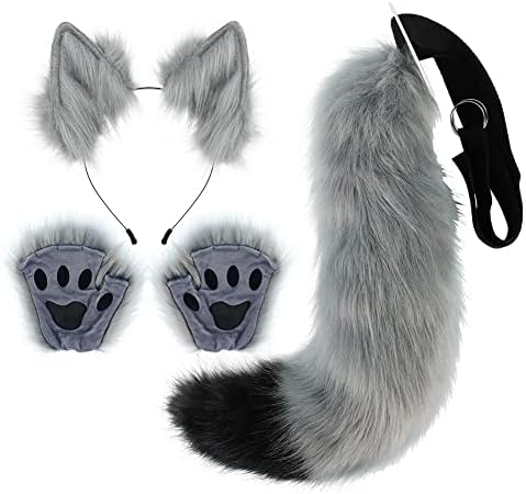 Handmade Lolita Cosplay Fox Ears and Tail Set