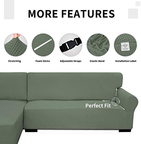 Easy-Going Stretch Sofa Slipcover 2 Pieces