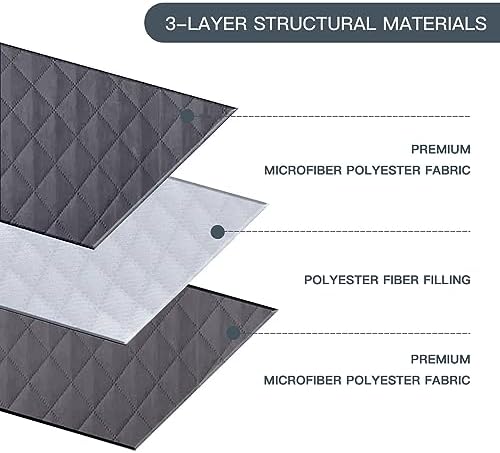 YuppieLife Reversible Sofa Slipcover - Dark Grey