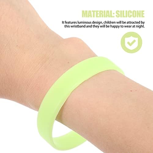 100pcs Purple Glow Wristbands Neon Party Silicone Bracelets Solar UV Reactive