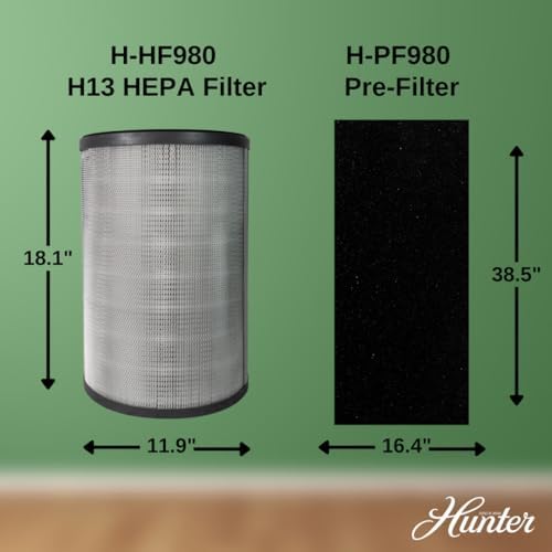 Hunter Fan Company H-HF980-VP Replacement Air Purifier Value Pack 3 Piece