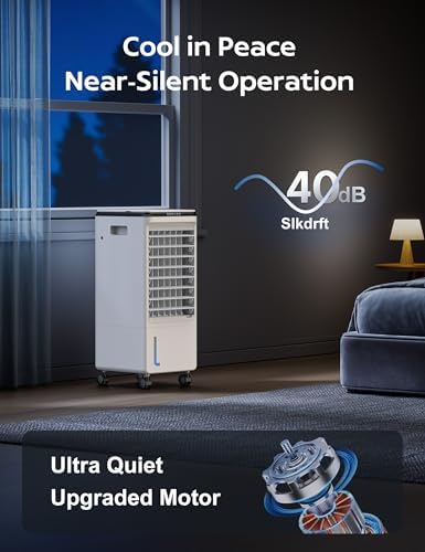 Slkdrft Portable Air Cooler with 7H Timer and 4 Modes 1