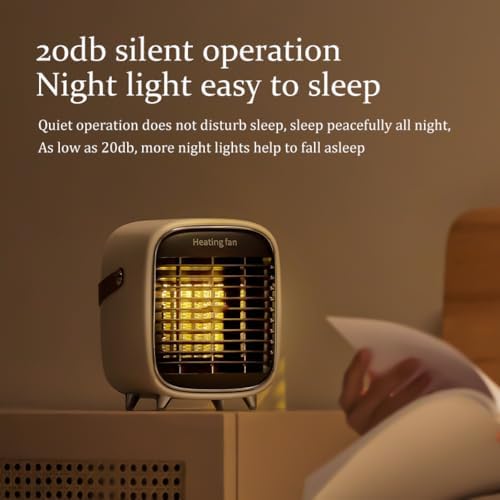 Ultra Quiet Electric Space Heater with Adjustable Thermostat 1