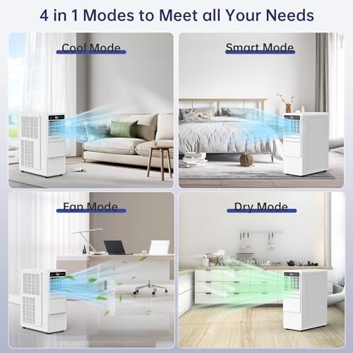 Humhold 12000 BTU Portable Air Conditioner with Remote Control