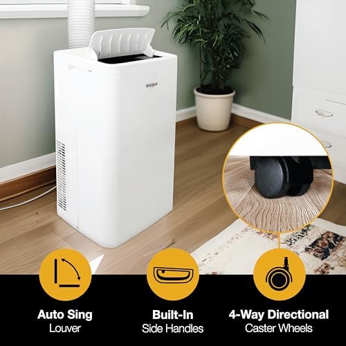 Whirlpool 14000 BTU Portable AC with Heater and Dehumidifier