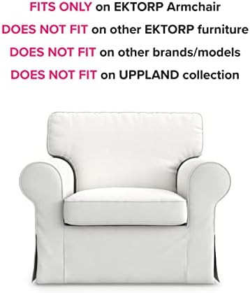 TLYESD Ektorp Chair Cover Replacement Slipcover Only