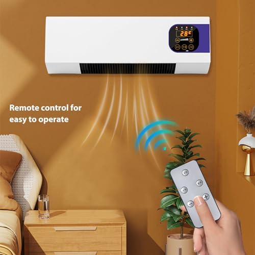 GOWENIC Electric Wall Heater with Remote Control