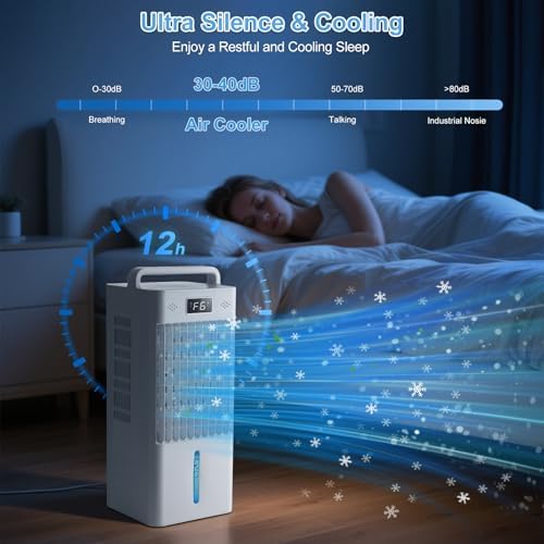 KEATEV 2025 Quiet Portable Air Conditioner with 10L Water Tank