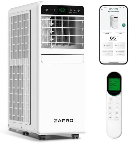 ZAFRO 12000 BTU Portable Air Conditioner with 3-in-1 Functionality