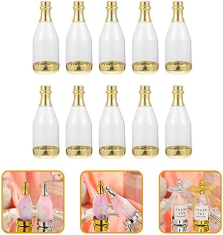 20pcs Clear Plastic Candy Bottle Containers for Party Favors