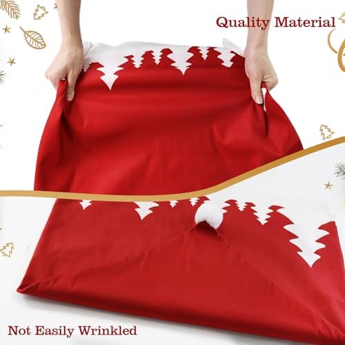 2PCS Christmas Chair Covers with Santa Hat Design 1