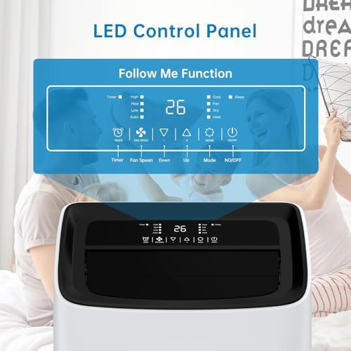 Garvee 14000 BTU Inverter Portable AC Unit with Remote Control