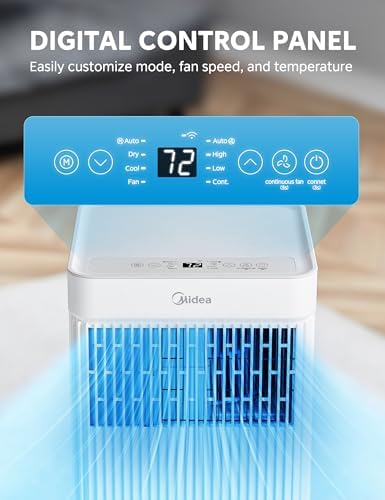 Midea 8500 BTU Portable AC with Dehumidifier and Fan Mode