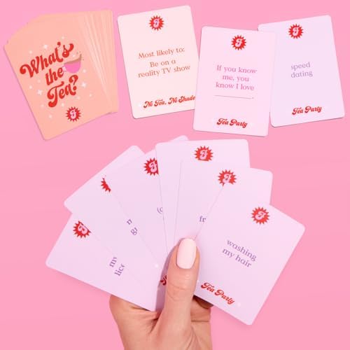Whats The Tea Card Game for Bachelorette Parties and Friends