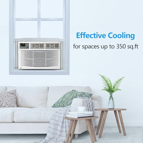 8000 BTU Window AC Unit for Bedroom and Living Room