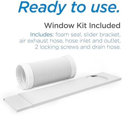 BLACKDECKER 8000 BTU Portable AC Unit White