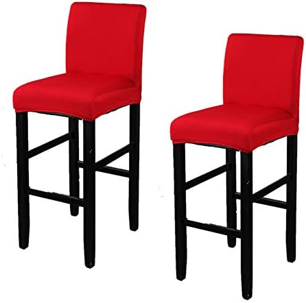 2 Pack Chair Covers for Bar Stools and Dining Chairs