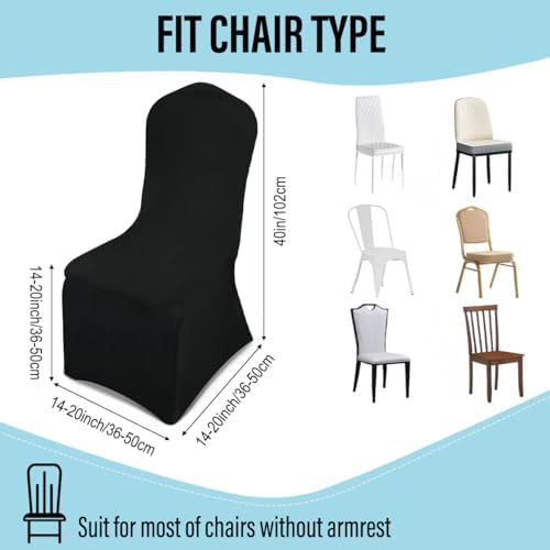 LEBENGURU Premium Spandex Chair Cover with Elastic Leg Pockets