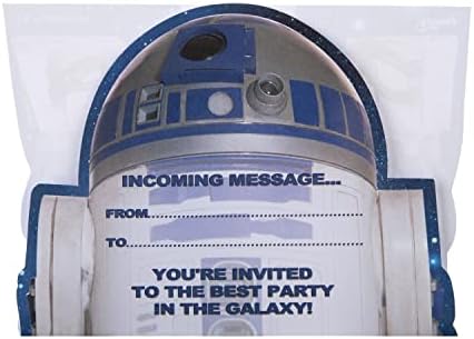 Hallmark Star Wars R2-D2 Birthday Invites Pack of 20 1