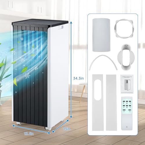 EcoExplorer 8000 BTU Portable Air Conditioner with Dehumidifier