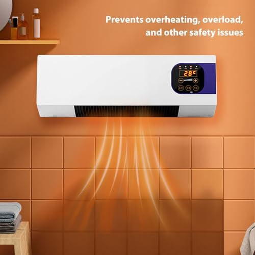 GOWENIC Electric Wall Heater with Remote Control
