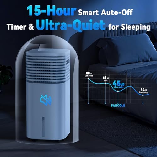 FANCOLE Windowless Portable Air Conditioner with 4 Modes 3 Speeds